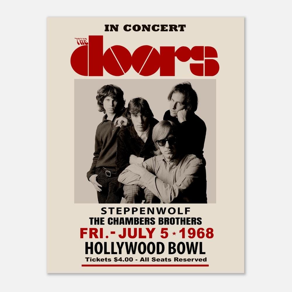 秋〇文〇 THE DOORS 1968 ポスター il_fullxfull.6542287544_3d24.jpg