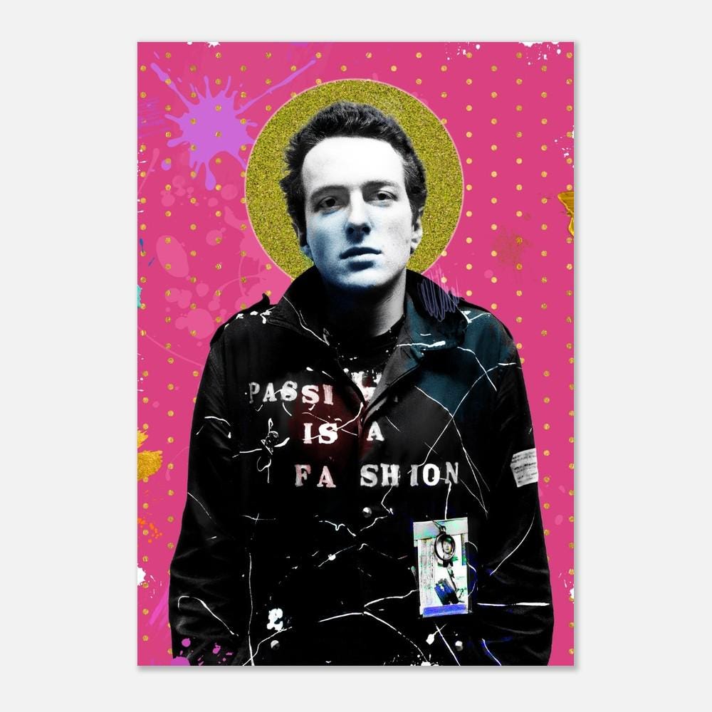 Joe strummer poster - Etsy 日本