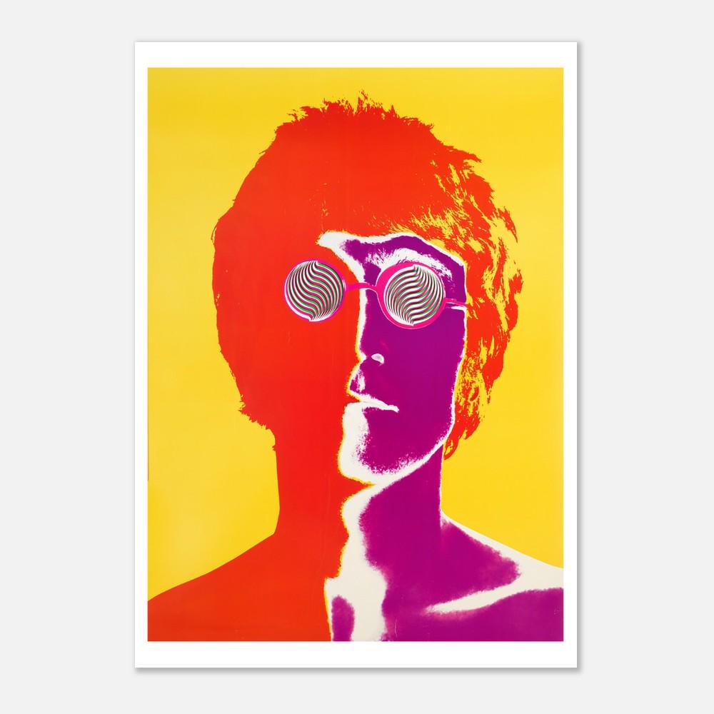 ビートルズ ジョン レノン ポスター、復刻版 リチャード アヴェドン