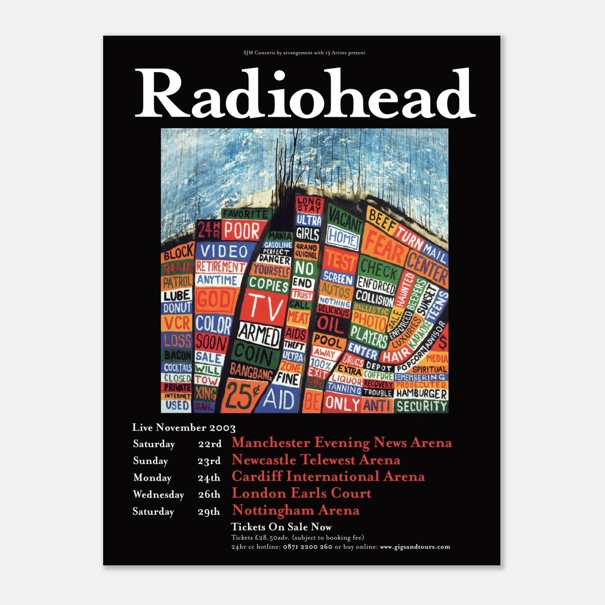 Radiohead Hail To The Thief KOREA promotion Double Side