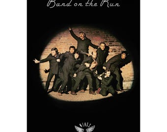 Band on the Run: Wings Promo Poster Reprint, Semi-Glossy Paper Poster