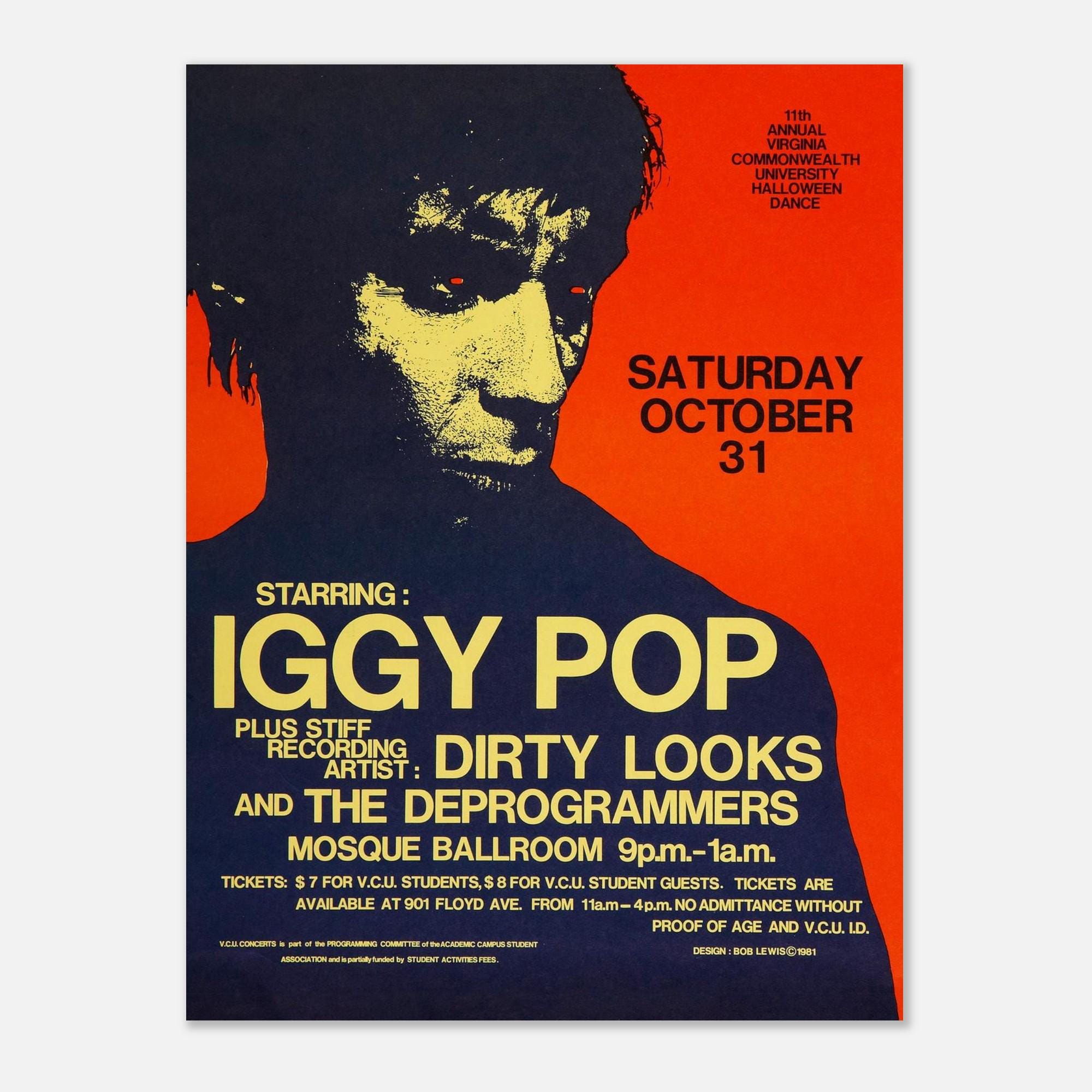 Iggy Pop イギー・ポップ/London,UK 1987