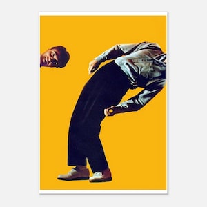 Talking Heads Poster: David Byrne, Vintage New Wave Music Poster image 1