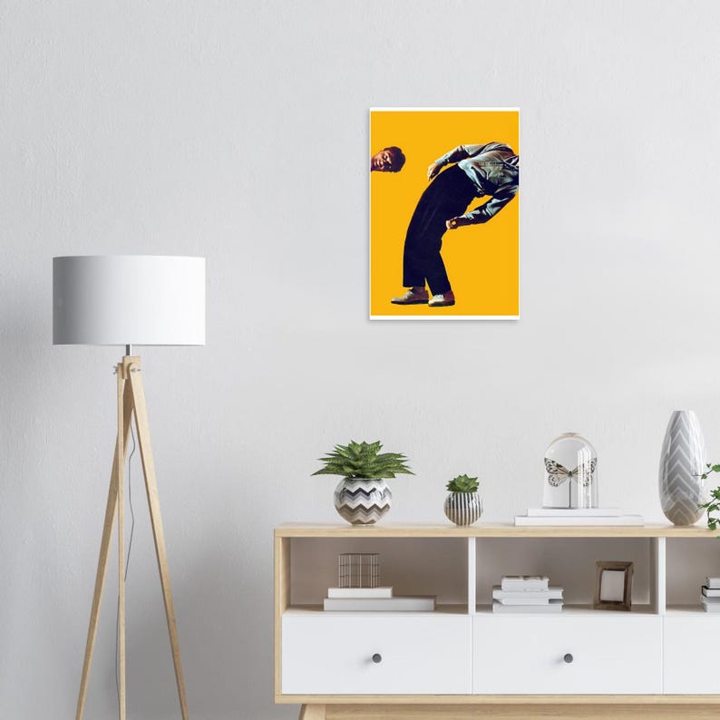 Talking Heads Poster: David Byrne, Vintage New Wave Music Poster image 12