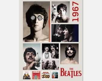 ビートルズ - サージェント・ペパーズ ポスター (24x24) - Etsy 日本