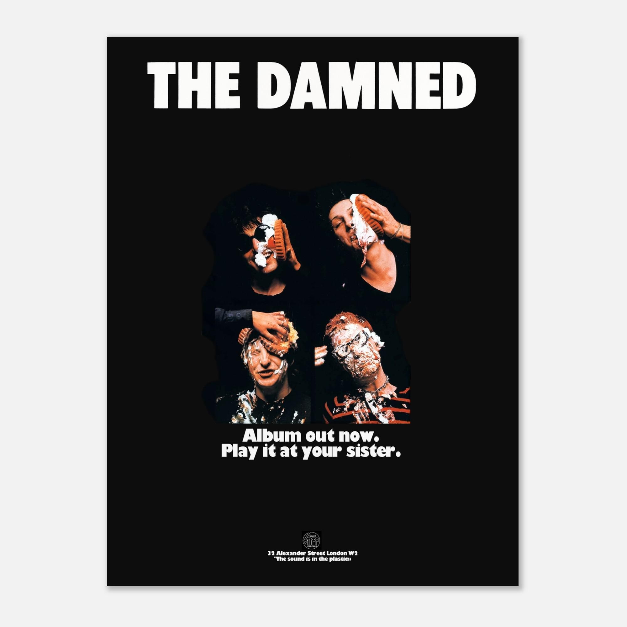 The Damned Poster: Punk Rock Album Art Reprint - Etsy