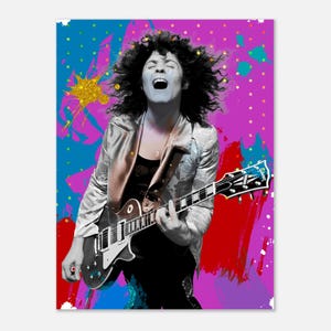 Marc Bolan Poster: 70s Glam Rock Art Print