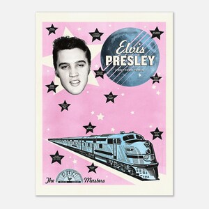 Póster de Elvis Presley, "A Boy From Tupelo: The Sun Masters, Redux", impresión clásica vintage en papel semibrillante.