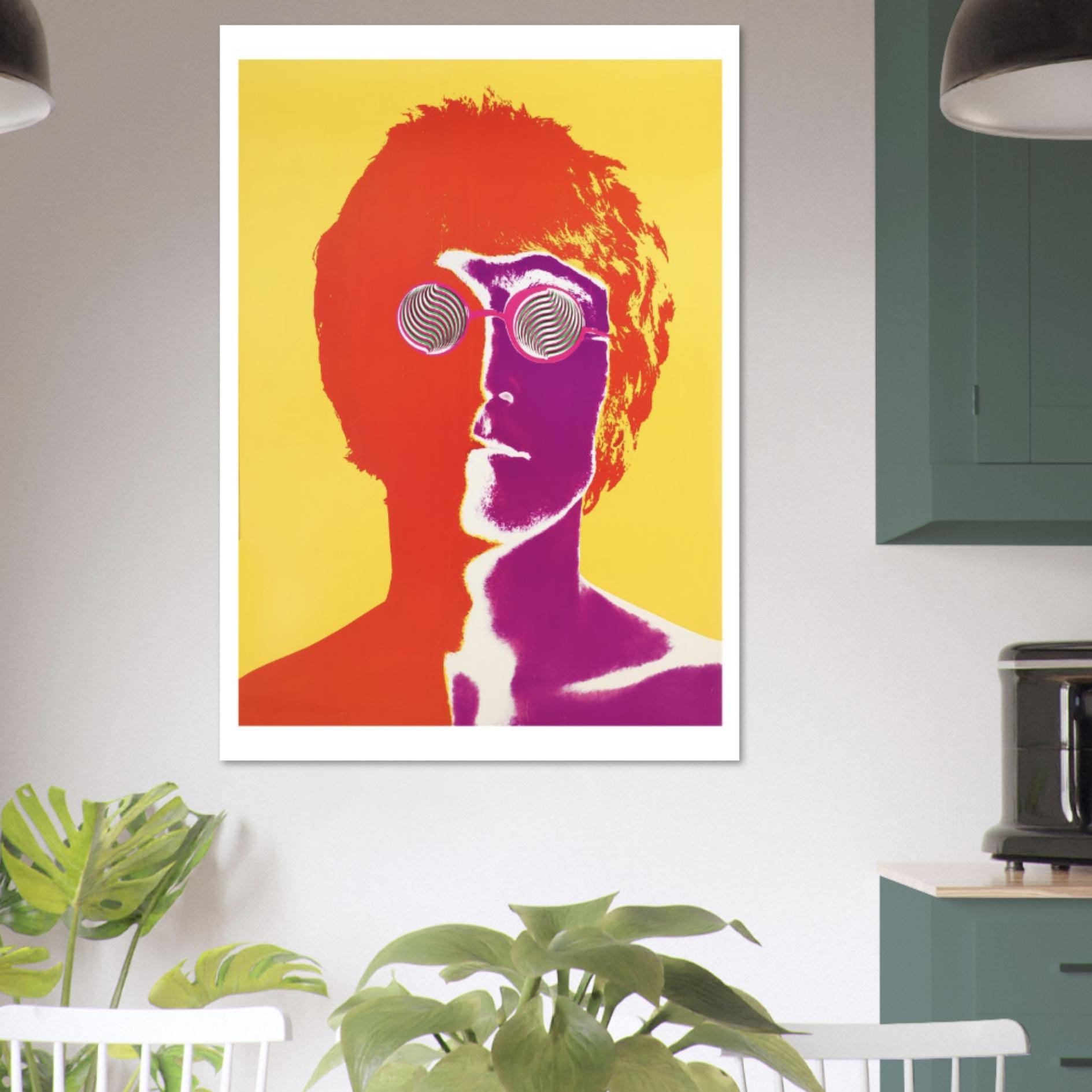 ビートルズ ジョン レノン ポスター、復刻版 リチャード アヴェドン