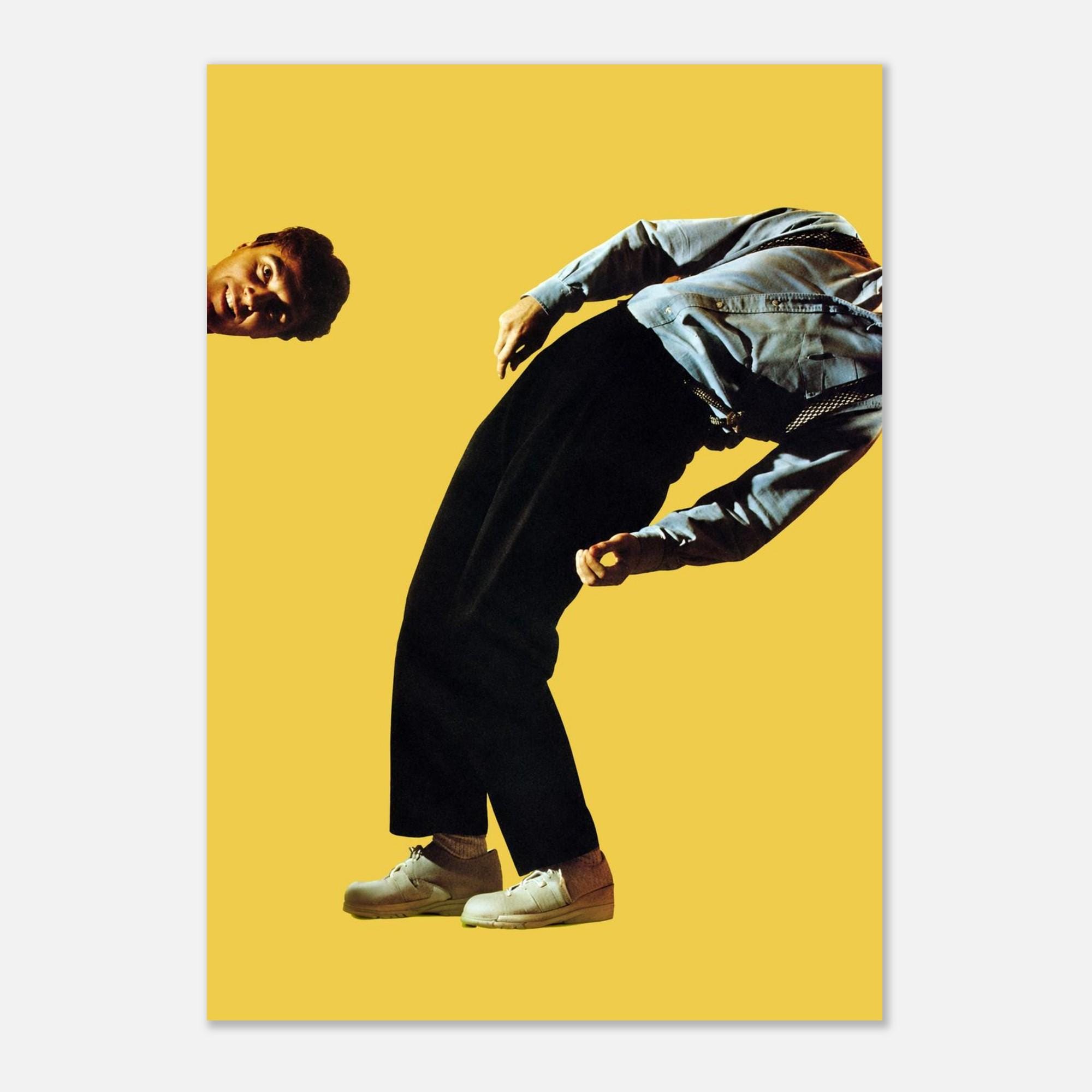 Talking Heads Poster: David Byrne, Vintage New Wave Music Poster