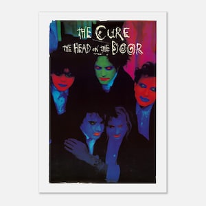 The Cure Poster, The Head on the Door, Robert Smith 1985, Classic Semi-Glossy Paper Poster