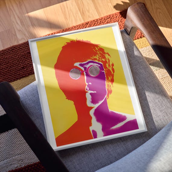 ビートルズ ジョン レノン ポスター、復刻版 リチャード アヴェドン