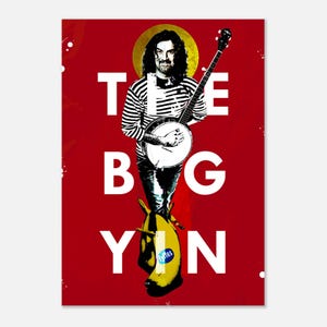 Billy Connolly Print, The Big Yin, Scottish Comedian and Icon, BoHo Classic Semi-Glossy Paper Poster