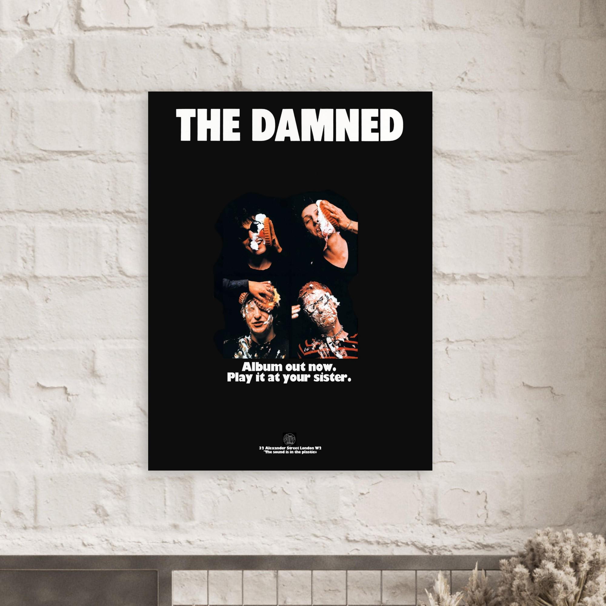 ザ・ダムド・ポスター：パンクロック・アルバムアート復刻版 - Etsy 日本