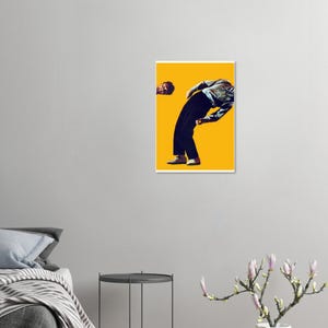 Talking Heads Poster: David Byrne, Vintage New Wave Music Poster image 6