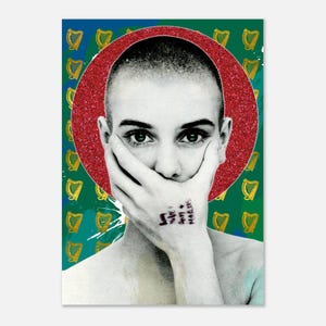 Sinead O'Connor, stampa Pop Street Art, arte murale, BoHo Classic Poster su carta semi-lucidaPoster