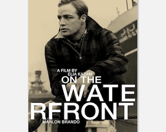 Plakat filmowy „Na nabrzeżach”: Marlon Brando, kino amerykańskie