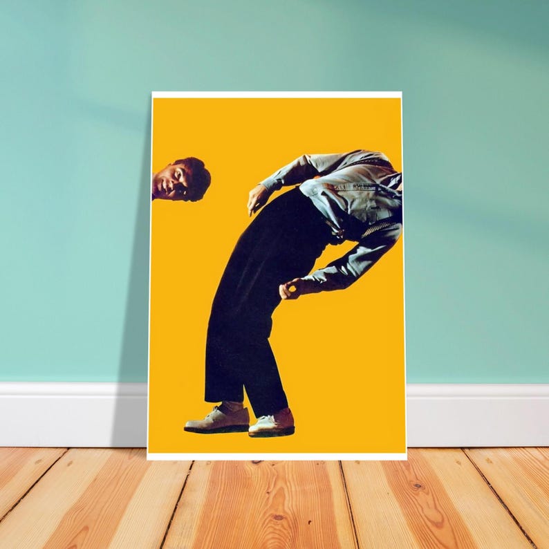 Talking Heads Poster: David Byrne, Vintage New Wave Music Poster image 11