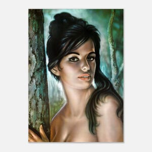 J H Lynch Tina, stampa artistica vintage da collezione di metà secolo, epoca Tretchikoff.