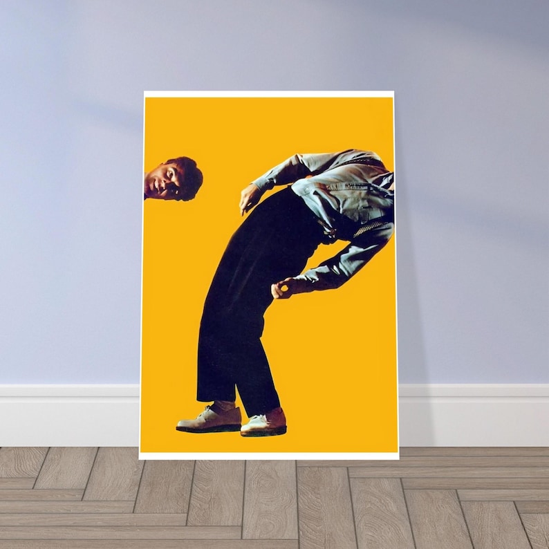 Talking Heads Poster: David Byrne, Vintage New Wave Music Poster image 4