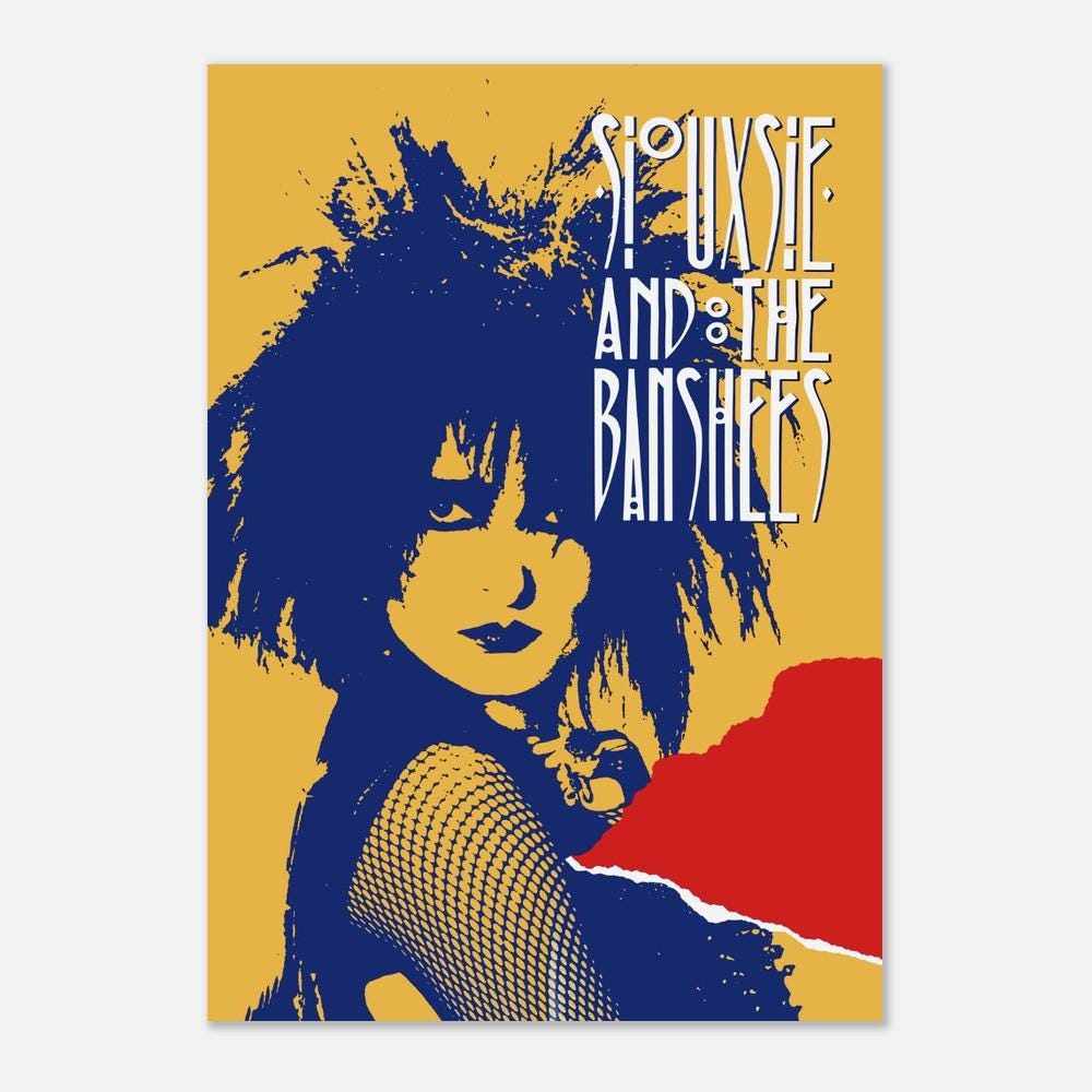 KOZIK SIOUXSIE ＆ THE BANSHEES ポスター　1st KOZIK SIOUXSIE ＆ THE BANSHEES ポスター 1st