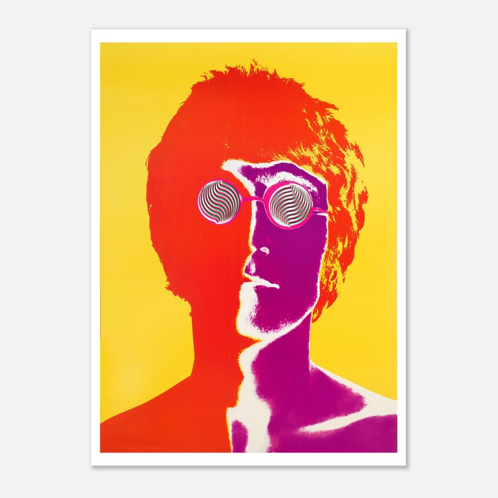 ビートルズ ジョン レノン ポスター、復刻版 リチャード アヴェドン