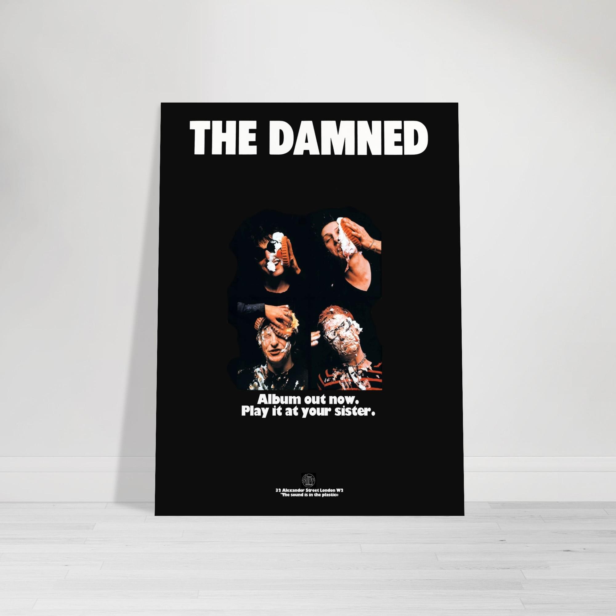 ザ・ダムド・ポスター：パンクロック・アルバムアート復刻版 - Etsy 日本