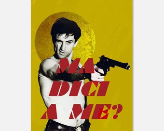 タクシードライバー映画プリント：ロバート・デ・ニーロ、イタリアン