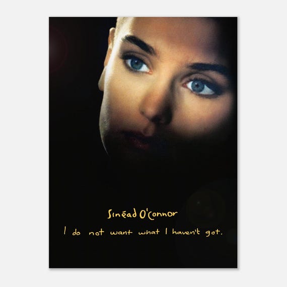 Sinead O'connor Art Print: Album Promotional Poster - Etsy