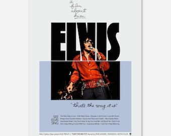 Poster di Elvis Presley: 1970 That's The Way It Is, ristampa su carta semilucida