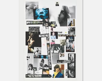 Álbum Blanco de los Beatles: Póster promocional de reproducción, 1968, decoración de interiores, papel semibrillante