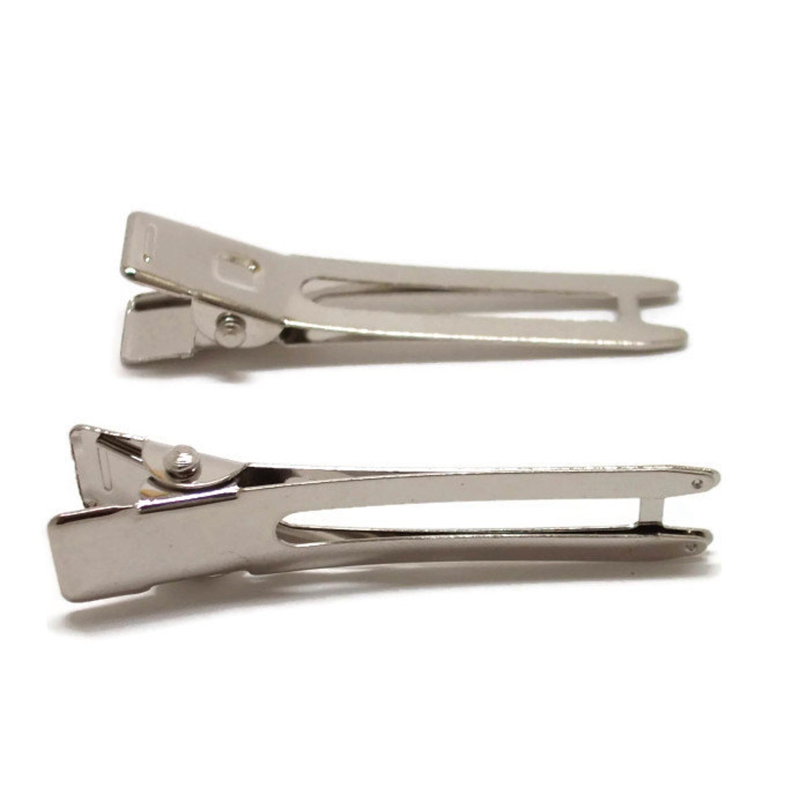 50 Double Prong Alligator Hair Clips 48mm 1 7/8 Inch Etsy