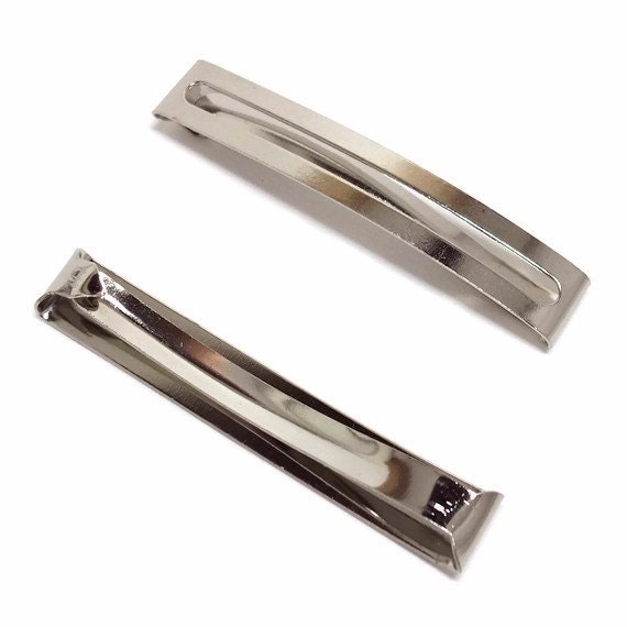 50 Double Bar Barrettes 60mm 2 5/16 Inch Etsy