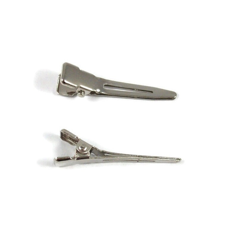 25 Single Prong Alligator Hair Clips 35mm 1 3/8 Inch Etsy