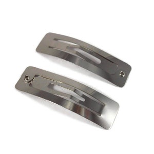 100 Square Snap Clips - 50mm 2 inches