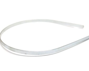 24 Metal Headband Blanks - 5mm (3/16 inch) Straight End