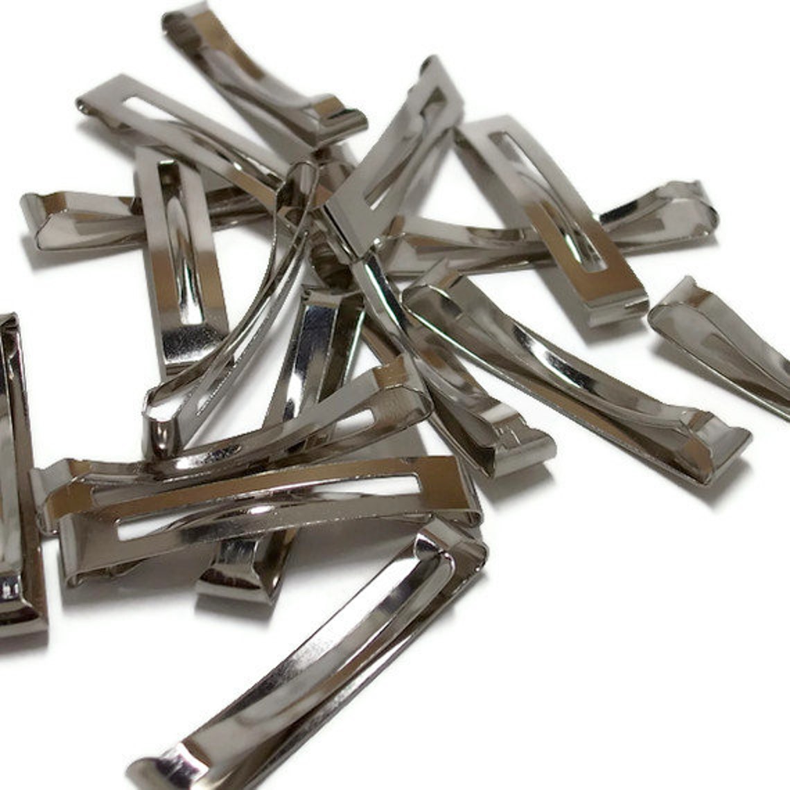 12 Double Bar Barrettes 45mm 1 3/4 Inch Etsy