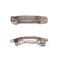 100 French Style Barrette Hair Clips - 40mm (1 1\/2 inch)