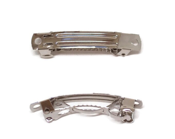 100 French Style Barrette Hair Clips 40mm 1 1/2 Inch - Etsy