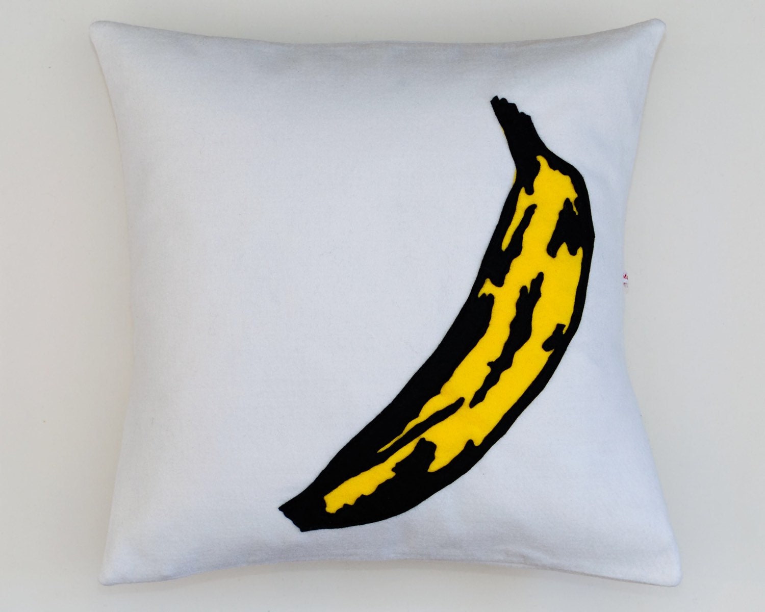 The Velvet Underground Banana Cushion cover. Etsy