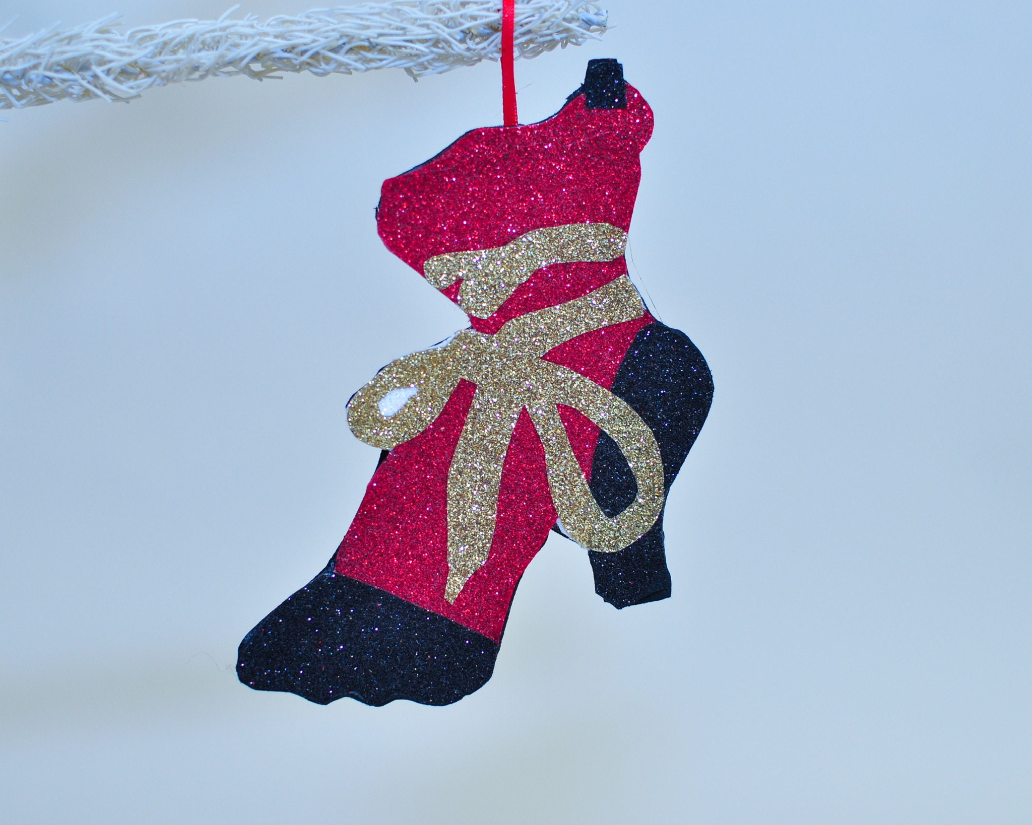 注目ショップ・ブランドのギフト Vivienne Westwood Etsy - Decoration Christmas Glitter Boot Sack 靴