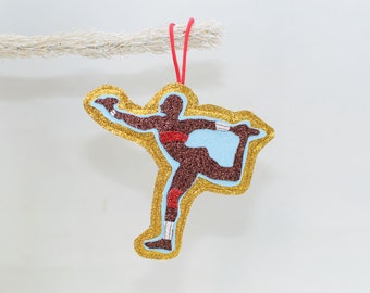 Grace Jones Glitter Deluxe Christmas  Ball