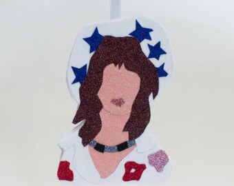 Gram Parsons Glitter Christmas decoration