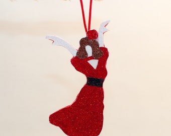 Kate Bush Glitter Deluxe Christmas Ball.