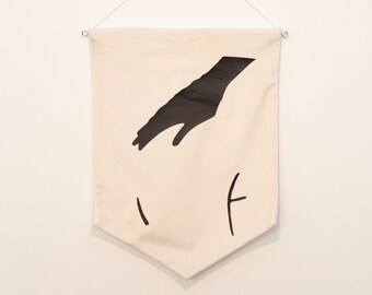 The Strokes Velvet Wall Hanging