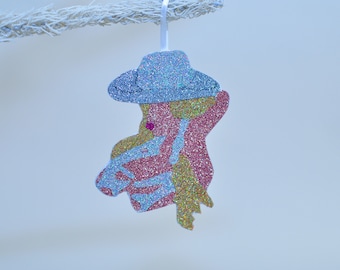 Beyoncé Glitter Christmas decoration.