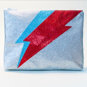 Bowie Bolt Cosmetics bag