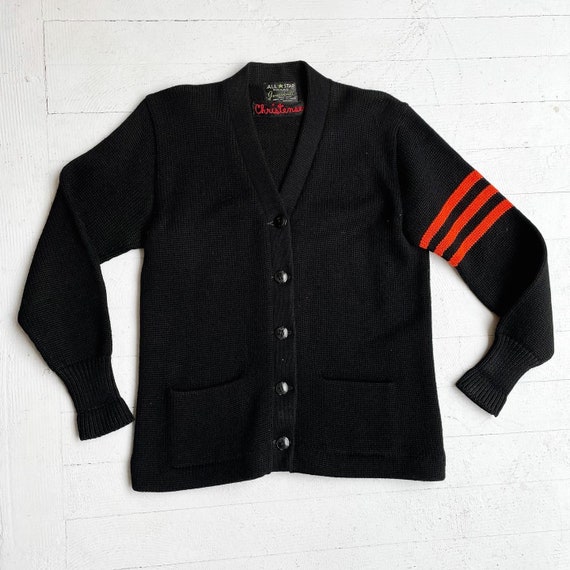 1940s Varsity cardigan sweater