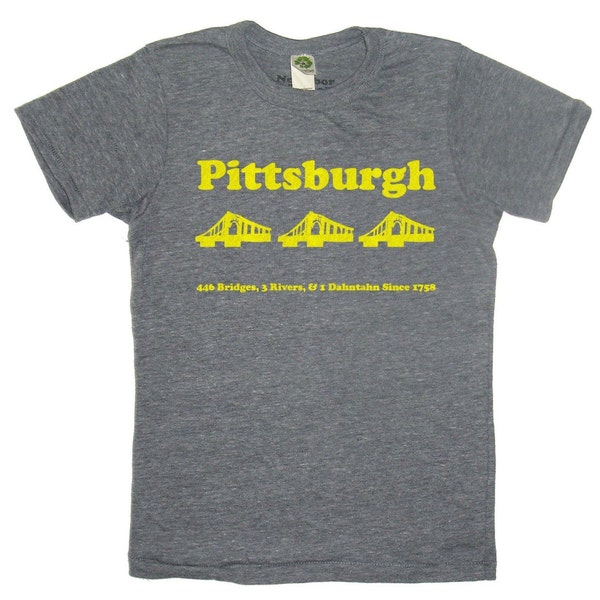 Pittsburgh, 446 Bridges, 3 Rivers and 1 Dahntahn Since 1758