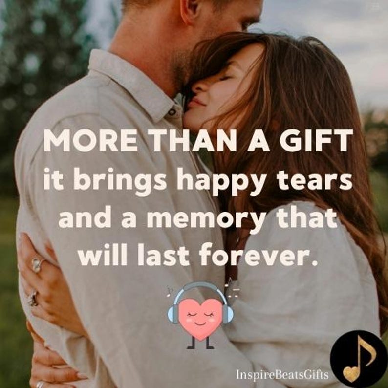 Custom Song MP3 Download – Personalized Anniversary, Wedding, Birthday Gift Lyrics Art image 7